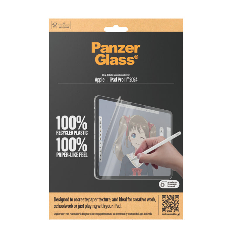 PanzerGlass Graphic Paper Screen Protector for Apple iPad Pro 11" Gen 5 2024