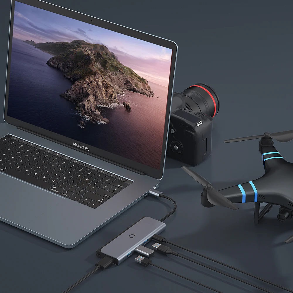 Cygnett Unite TravelMate USB-C Hub - Black