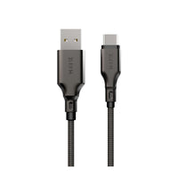 Thumbnail for EFM USB-A To USB-C Essential Power Cable with Aramid Fibre Reinforcement 2M - Black
