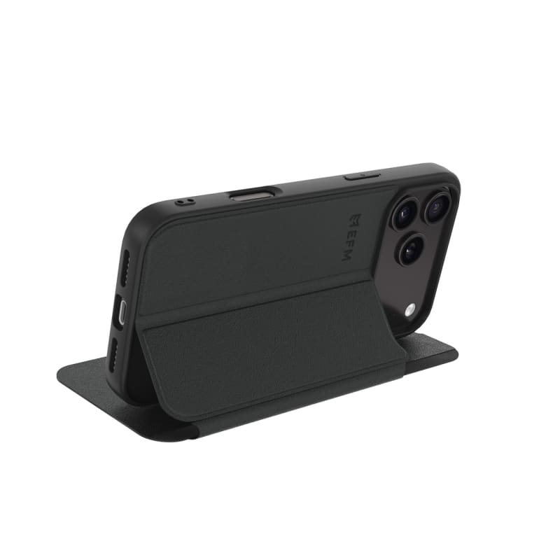 EFM Venice Wallet Case for iPhone 18 Pro Max - Black
