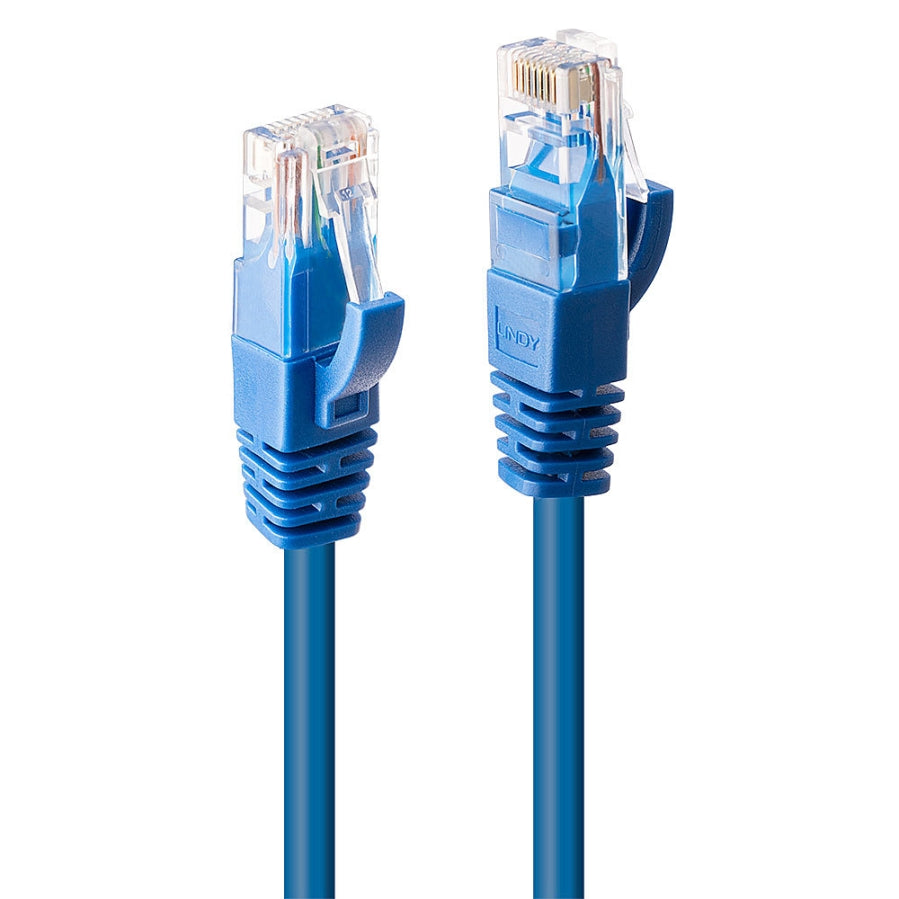 Lindy 10m CAT6 U/UTP Gigabit Network Cable- Blue