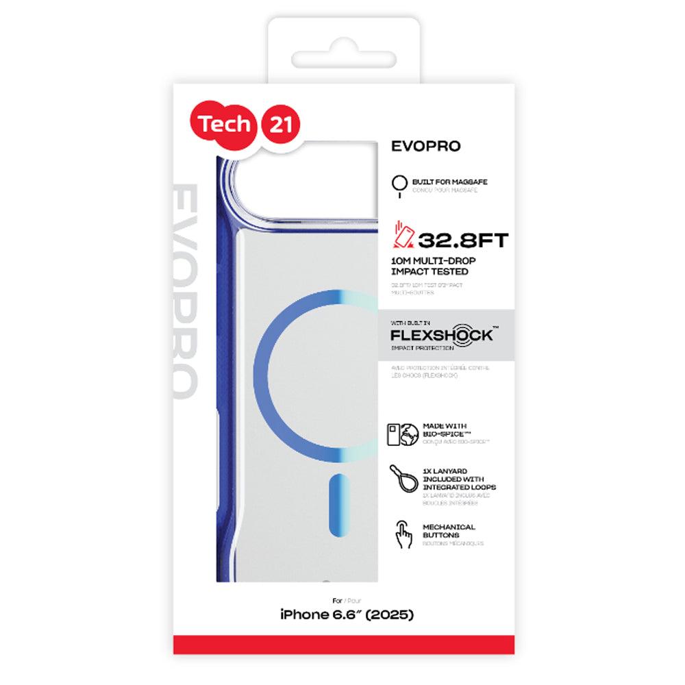 Tech21 EvoPro MagSafe Case for iPhone Air - Blue/Mint