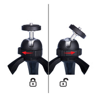 Laser Mini Tripod with Phone Adapter - Black