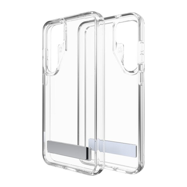 ZAGG Graphene Crystal Palace Kickstand Case for Samsung Galaxy S24 Plus 5G  - Clear