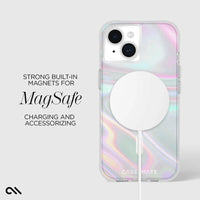 Thumbnail for Case-Mate Soap Bubble MagSafe Case For iPhone 15 Plus - Iridescent