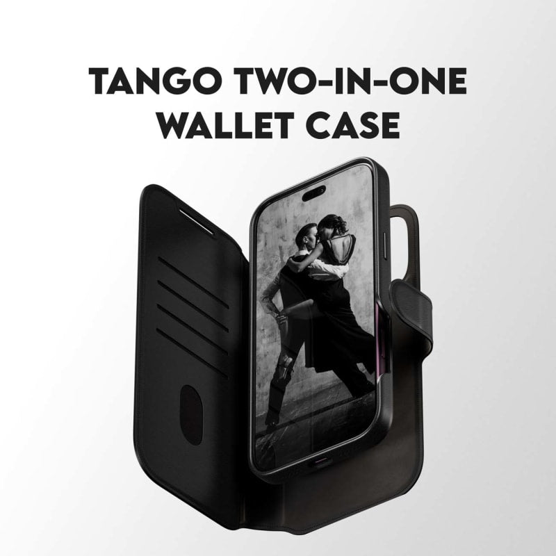 CARE by PanzerGlass Tango 2-in-1 MagSafe Wallet Case for iPhone 18 Pro Max, 17 Pro Max -Black