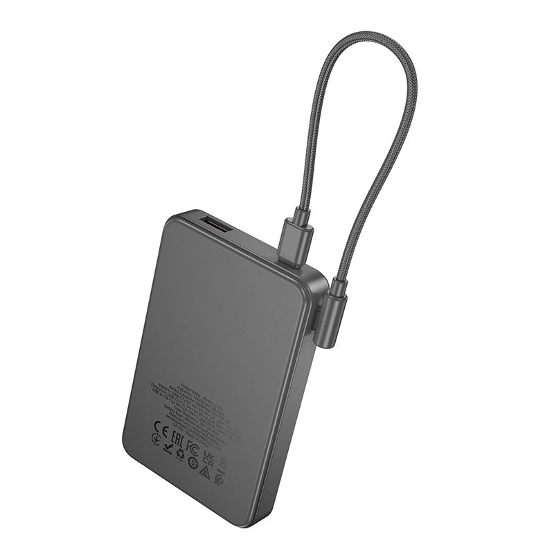 Hoco J170 Starlight 22.5W+PD20W 10000mAh Power Bank - Black