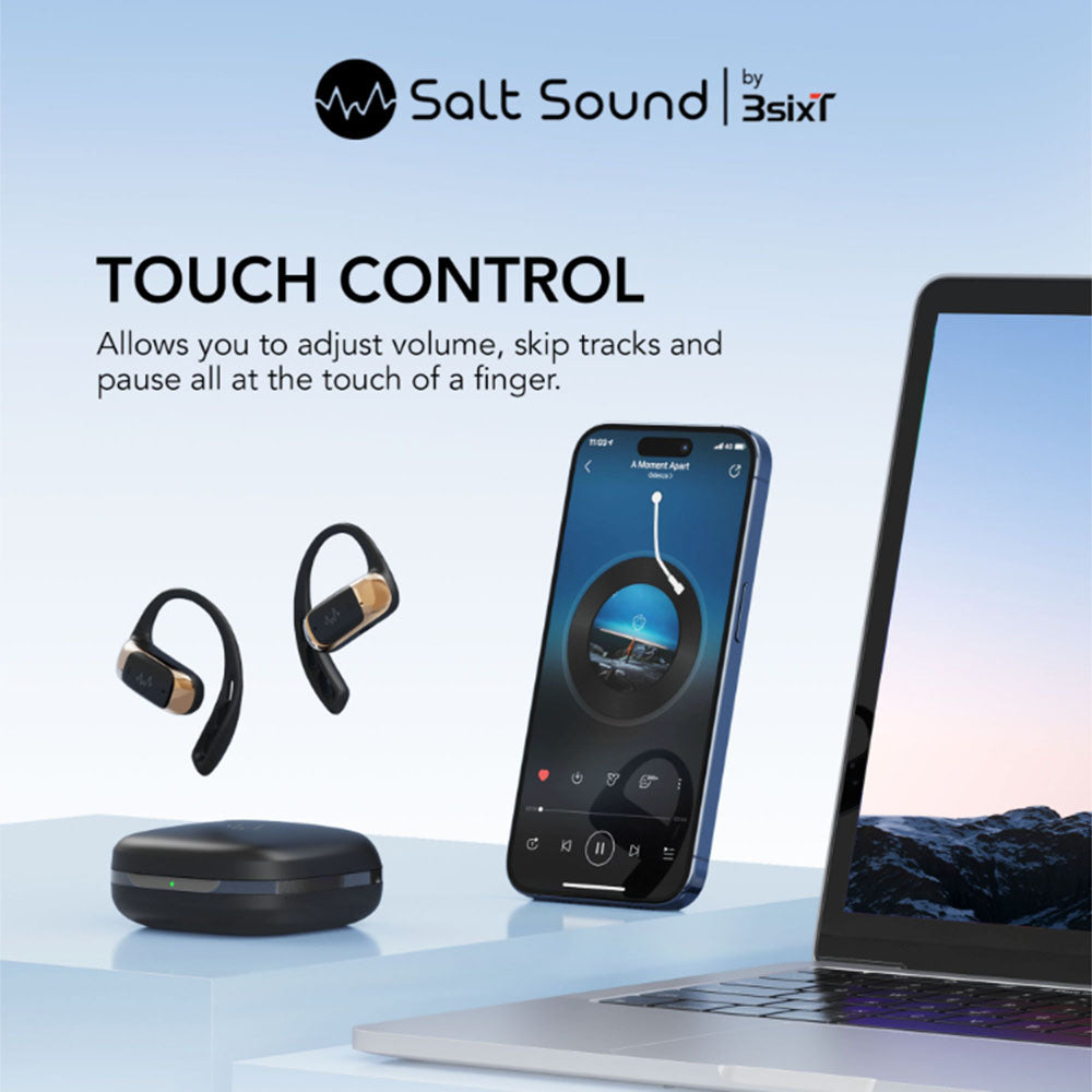 3SIXT Salt Sound Airxdua Gen1 Open Air - Black/Gold
