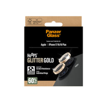 Thumbnail for Panzer Hoops Lens Protector for iPhone 17 - Glitter Gold