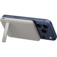Belkin BoostCharge SLIM Magnetic 5K Power Bank Qi2(15W) + Kickstand - Sand Grey