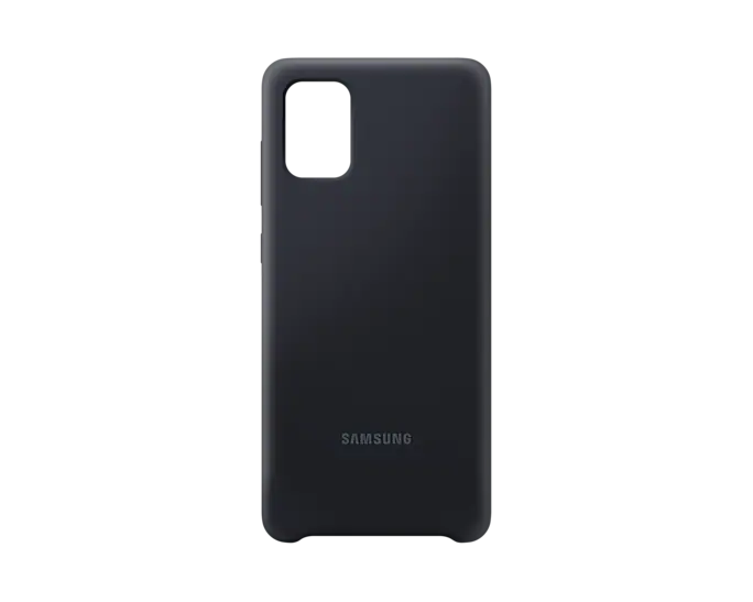 Samsung Galaxy A71 Silicone Cover - Black