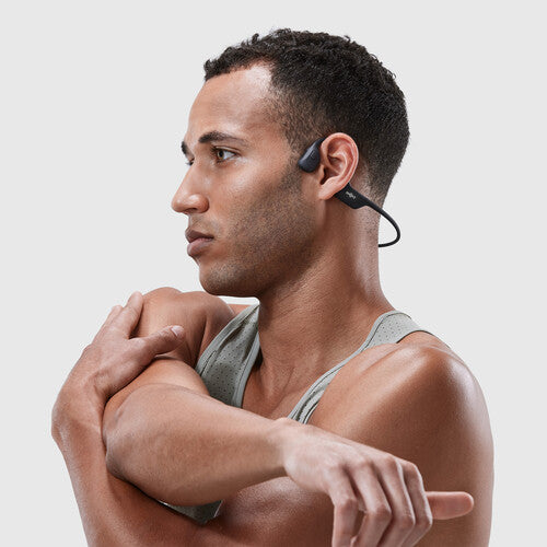 Shokz OpenRun Pro Premium Bone Conduction Open-Ear Sport Headphones - Black