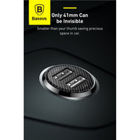 Thumbnail for Baseus 24W DUAL Port USB-A Fast Charging Car Charger (2.4A x 2) - Black