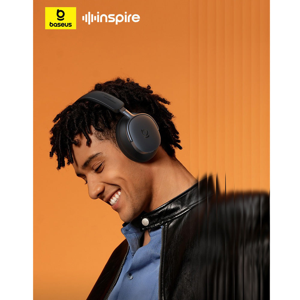 Baseus Inspire XH1 ANC Wireless Bluetooth Headphones - Black