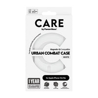 Thumbnail for PanzerGlass Care Urban Combat (MagSafe) Case for iPhone 17e/16e - Clear/White