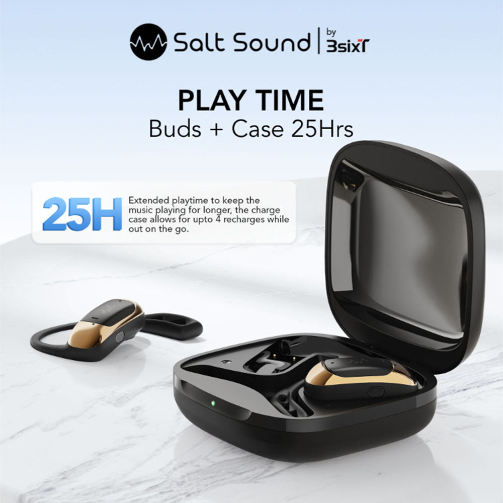 3SIXT Salt Sound Airxdua Gen1 Open Air - Black/Gold