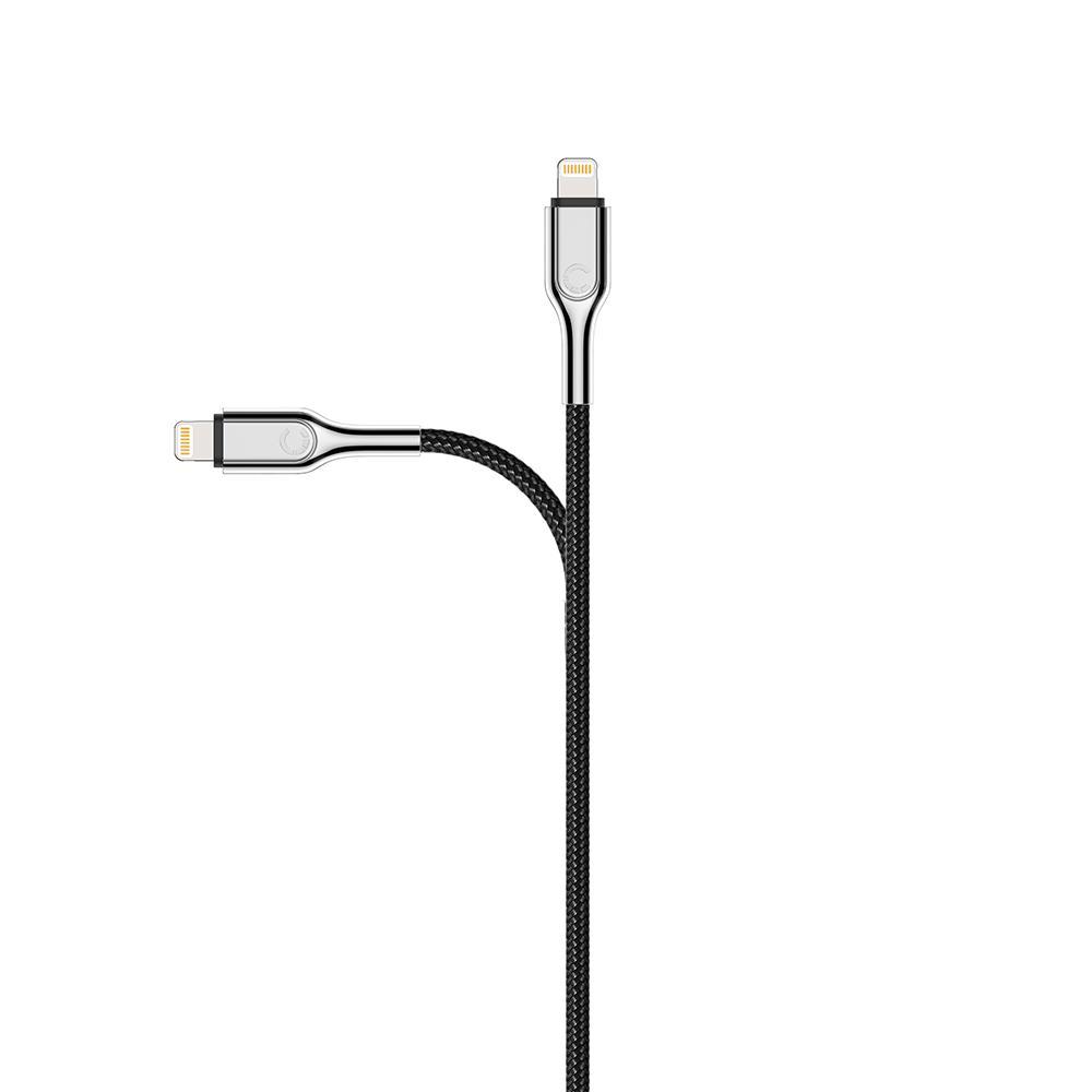 Cygnett Armoured Fast Charging Premium Strong Lightning to USB-A Cable 2M - Black