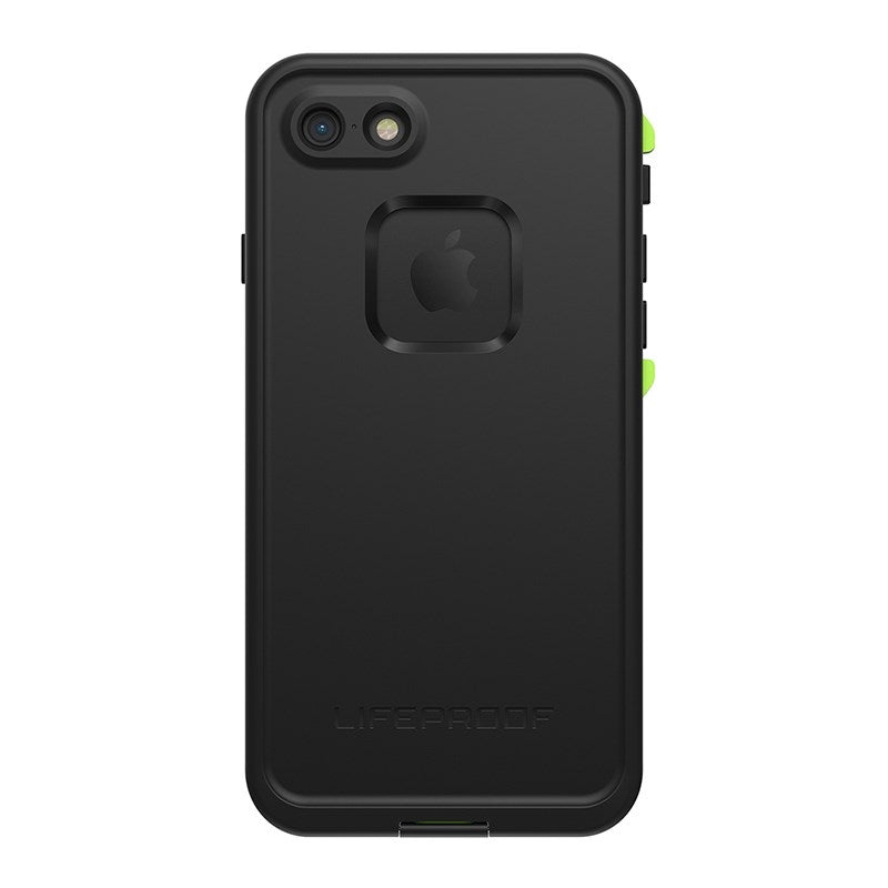 LifeProof Fre Waterproof Case suits Phone SE 3rd / SE 2nd / 8 / 7 - Black/Lime