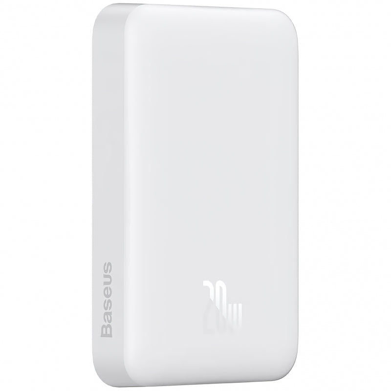 Baseus Magnetic Mini Wireless Fast Charge Power Bank 10000mAh 20W - White