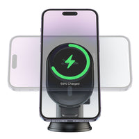 Thumbnail for BLACKTECH BL-BH201 15W Super Magnetic All in 1 Wireless Charging Car Holder - Black