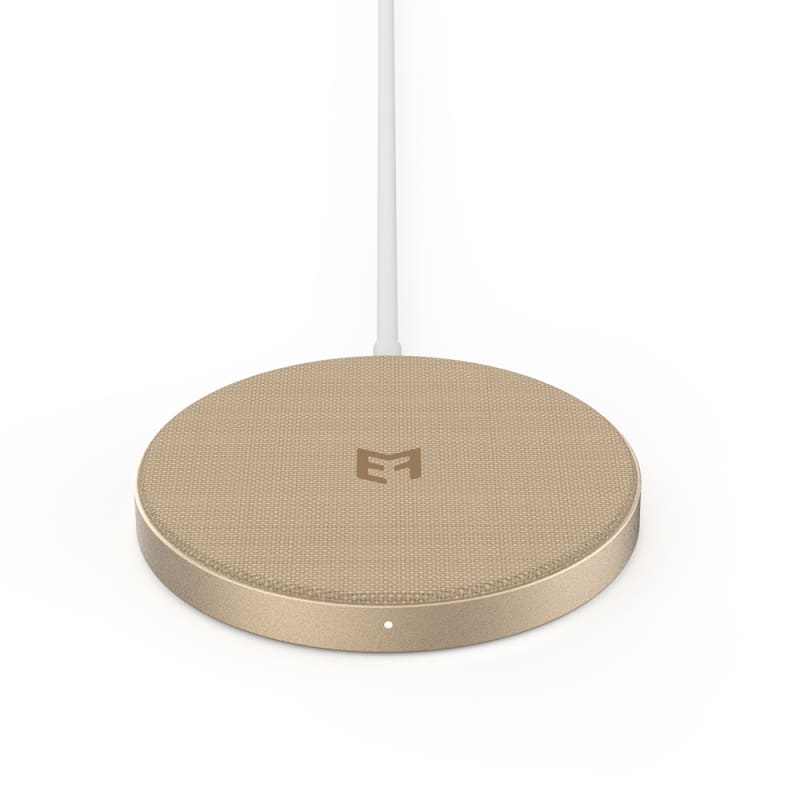EFM FLUX 15W Wireless Charging Pad with 20W Wall Charger - Gold
