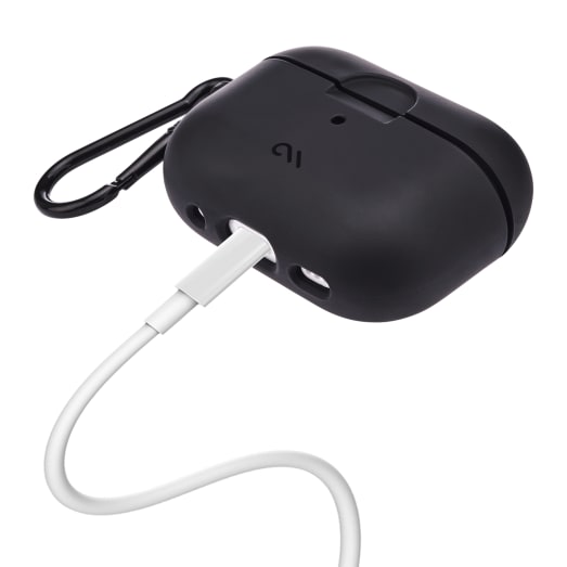 Case-Mate Tough Case with Carabiner Clip for AirPods Pro/Pro (2nd Gen) - Black