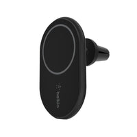 Thumbnail for Belkin BoostCharge 10W Magnetic Wireless Car Charger Vent Mount - Black
