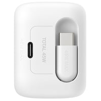 Belkin BoostCharge Pro Wall Charger 45W GaN with retractable cable - White