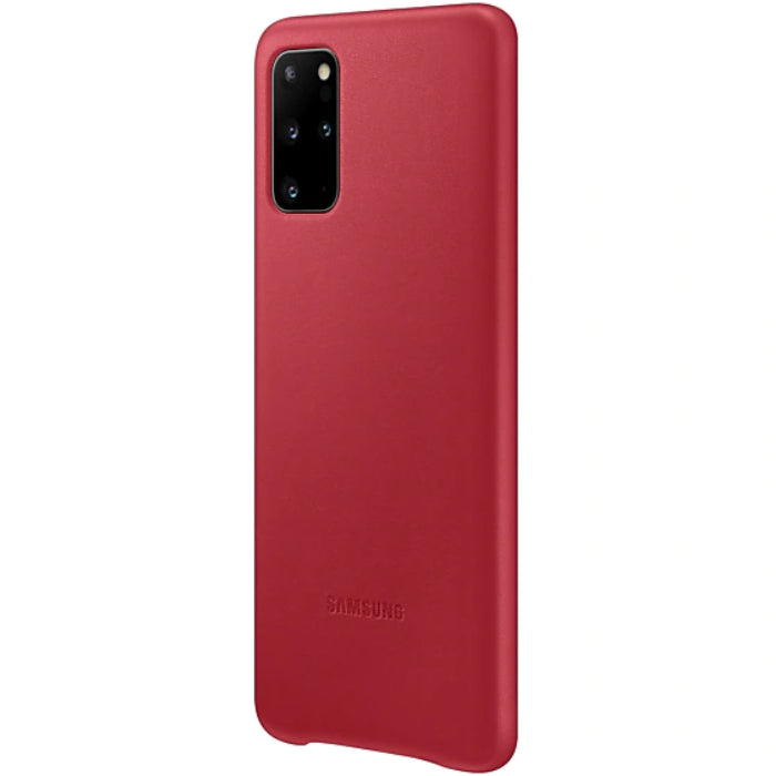 Samsung Galaxy S20+ Leather Cover - Red