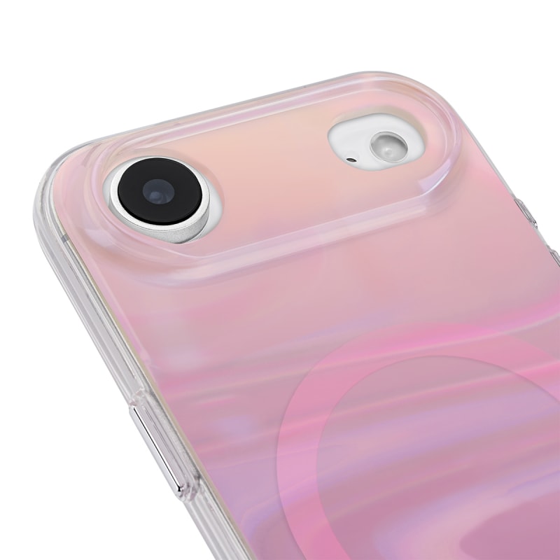 Case-Mate Peach Bubble MagSafe Case for iPhone Air - Iridescent