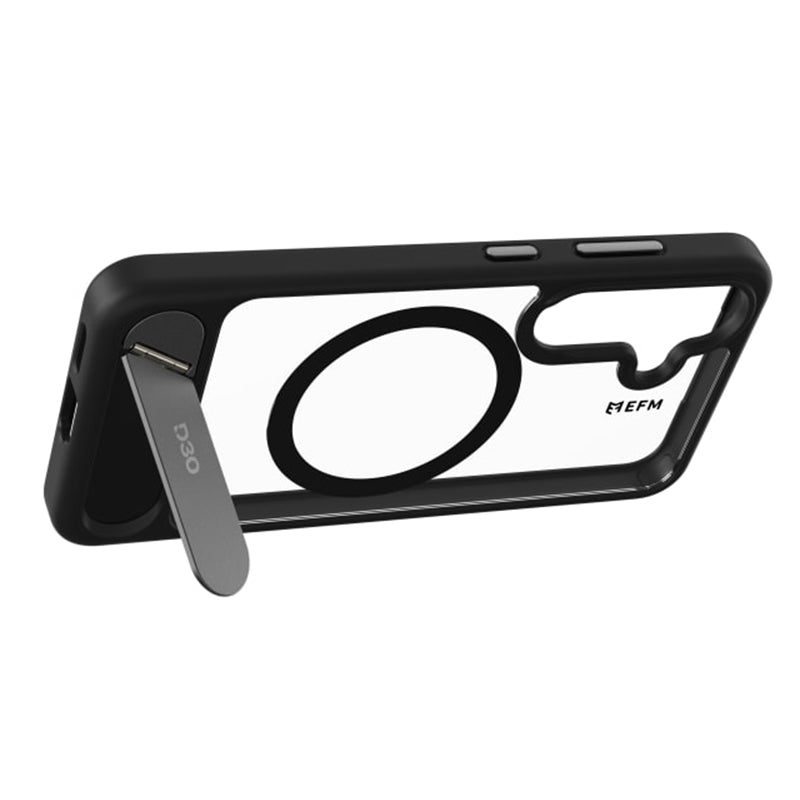 EFM Alta Case with D3O BIO for Samsung Galaxy S25+ (S25 Plus) - Black/Clear