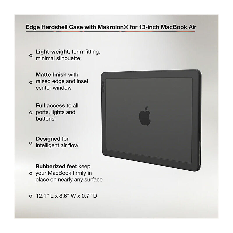 Incase Edge Hardshell Case for MacBook Air 13inch - Black