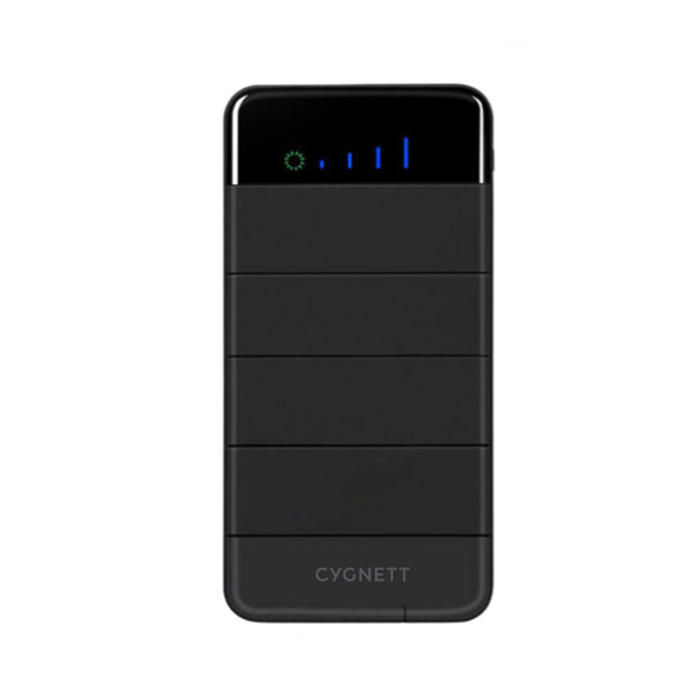 Cygnett Chargeup Explorer 8000mah Power Bank & Detachable Solar Panels - Black