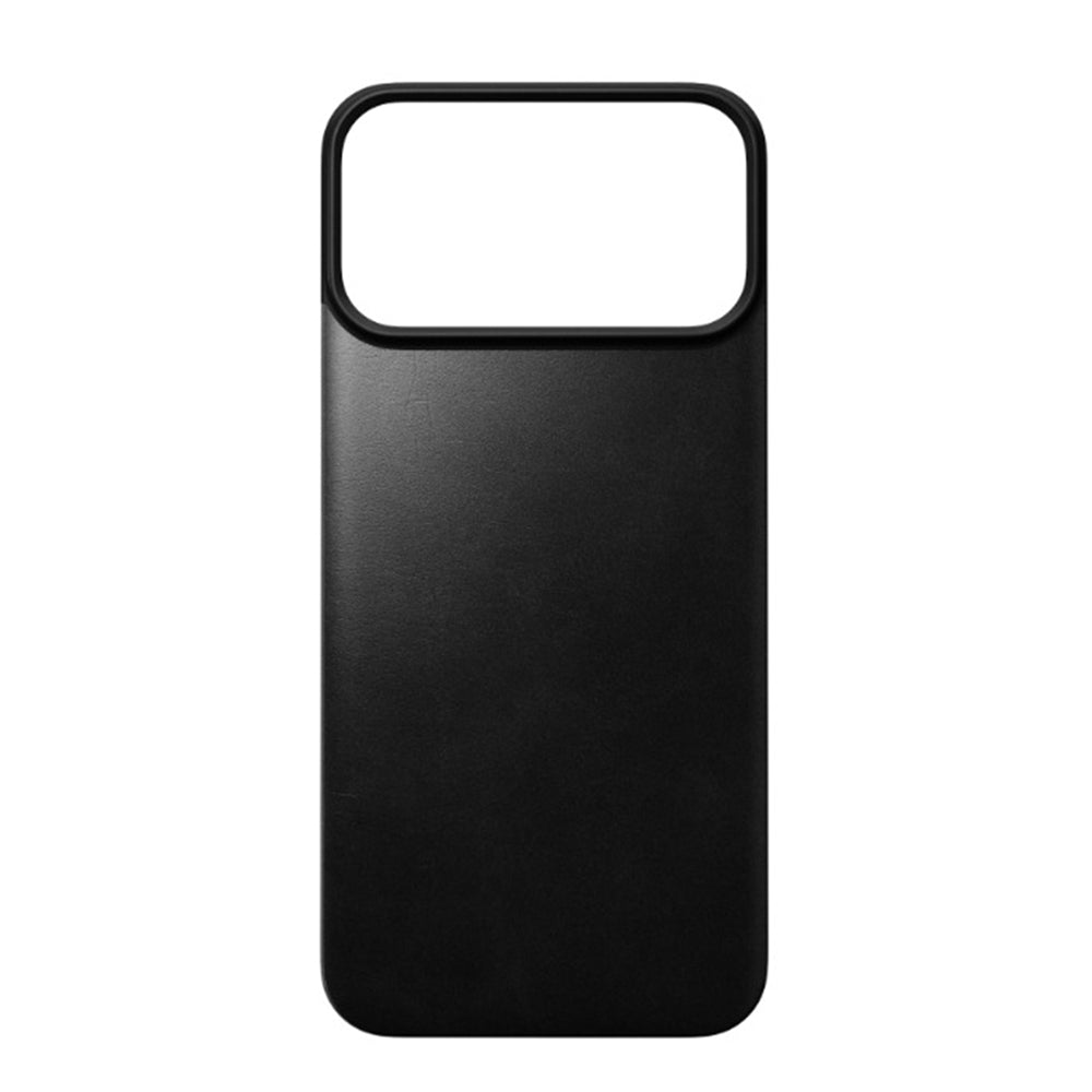 NOMAD Leather Back case for iPhone 18 Pro Max - Black Horween