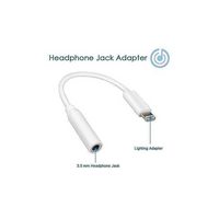 Thumbnail for Apple Lightning to 3.5mm Headphone Jack Adapter - White