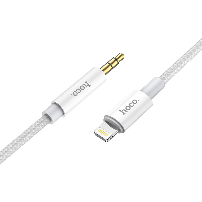 Hoco UPA19 Lightning to 3.5mm Cable - Silver
