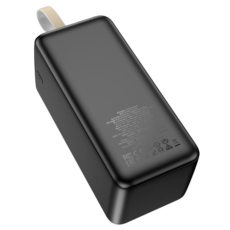 Hoco J111D 50000mAh PD30W Smart charge power bank- Black