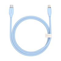 Thumbnail for Baseus Jelly Liquid Silica Gel Fast Charging Data Cable Type-C to iP 20W 1.2m - Blue
