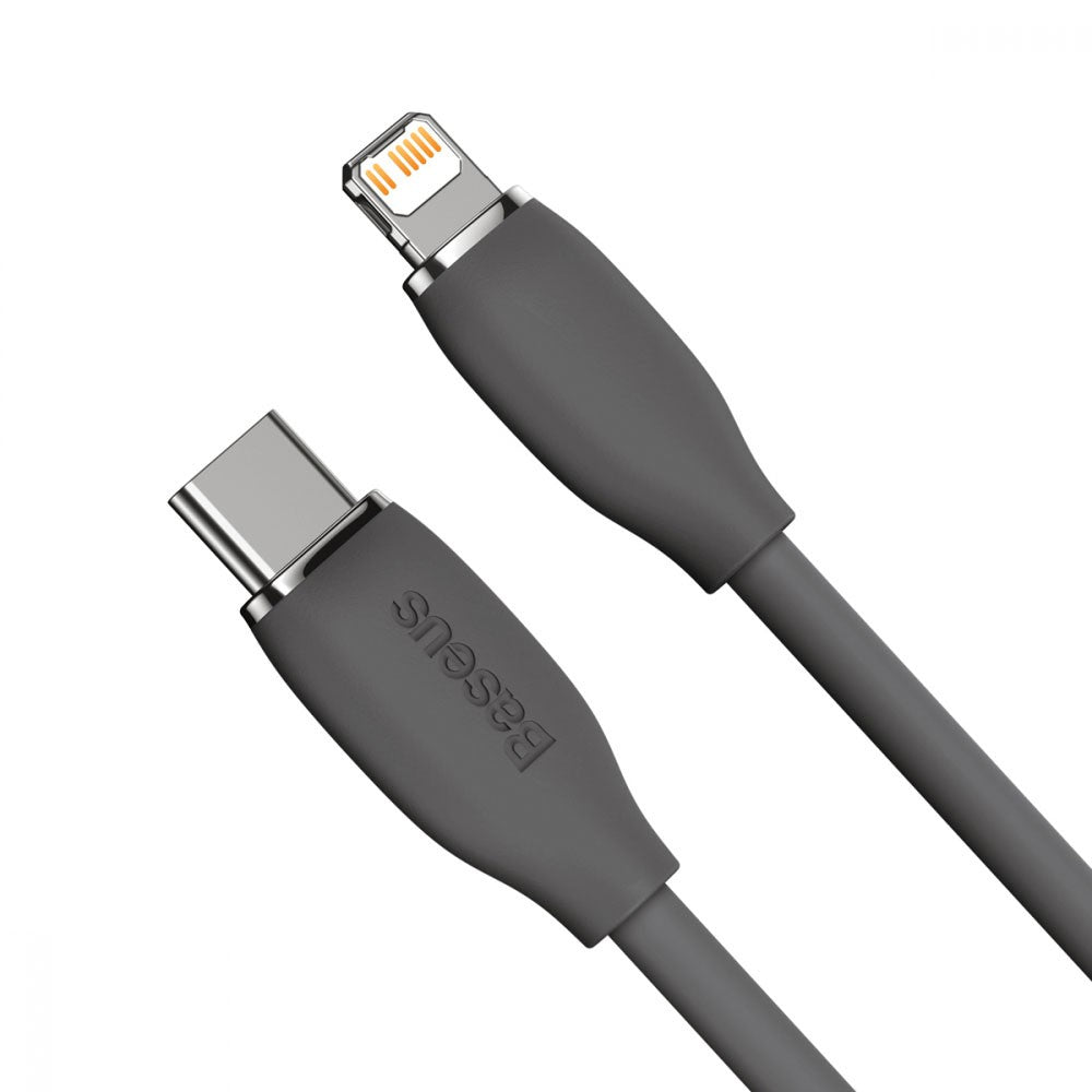 Baseus Jelly Liquid Silica Gel Fast Charging Data Cable Type-C to iP 20W 1.2m - Black