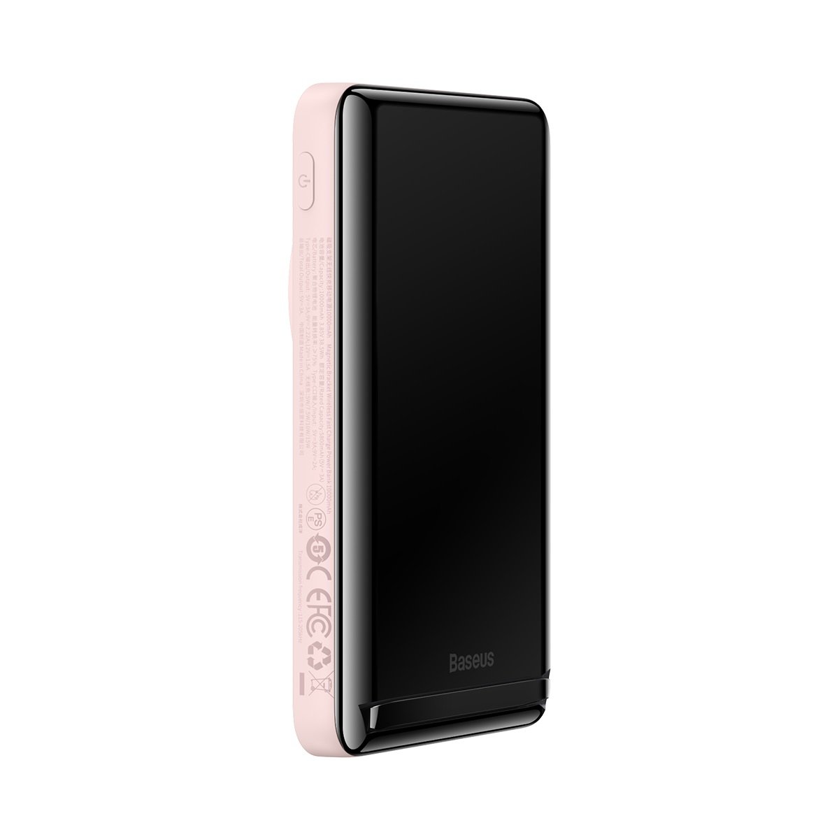 Baseus Magnetic Bracket Wireless Fast Charge Power Bank 10000mAh 20W - Pink