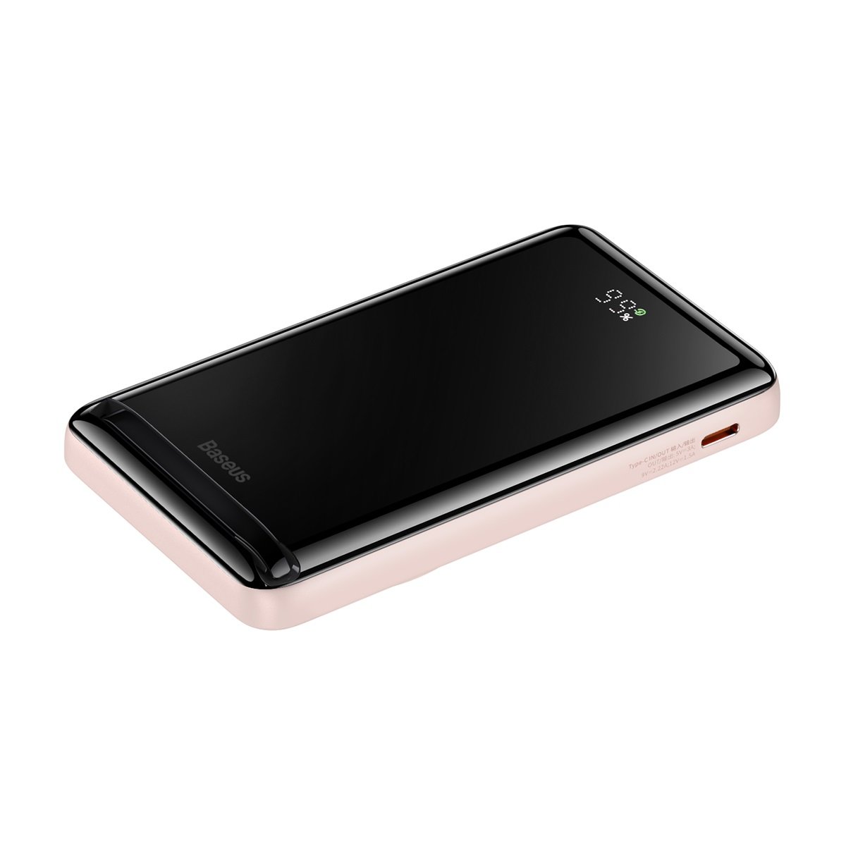 Baseus Magnetic Bracket Wireless Fast Charge Power Bank 10000mAh 20W - Pink