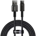 Baseus Tungsten Gold Fast Charging Data Cable USB-A to USB-C 100W 1m - Black