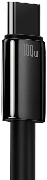 Thumbnail for Baseus Tungsten Gold Fast Charging Data Cable USB-A to USB-C 100W 1m - Black