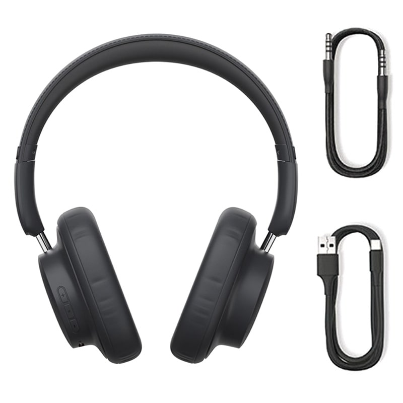 Baseus Bowie D03 Wireless Bluetooth Over-Ear Headphones - Black