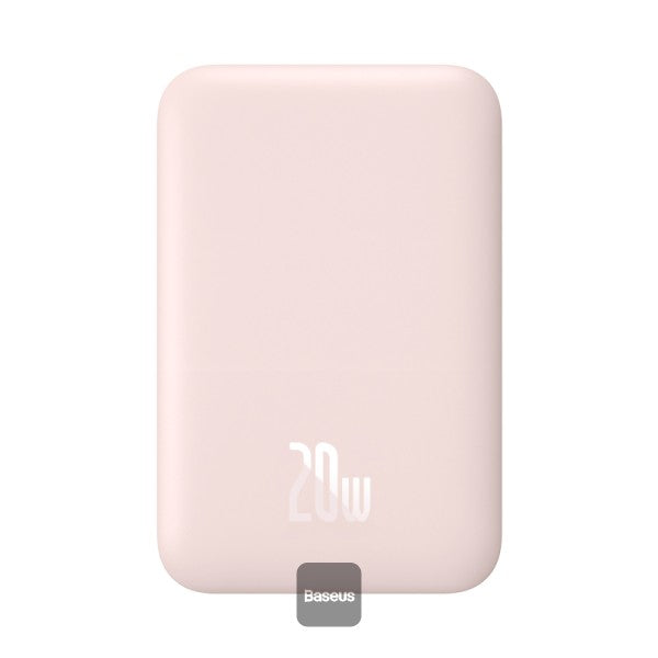 Baseus Magnetic Mini Wireless Charging Power Bank 6000mAh 20W  - Pink