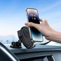Thumbnail for Baseus UltraControl Lite Series Clamp-Type Phone Holder Suction Cup Version - Black