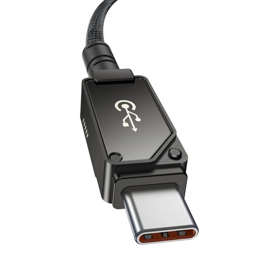 Baseus USB-C to USB-C 100W Aramid Fiber Unbreakable Series Fast Charging Braided Data Cable 200cm - Black