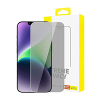 Thumbnail for Baseus Diamond Series Privacy Protection All-Tempered-Glass For iPhone 13 / 13 Pro / 14