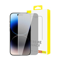 Thumbnail for Baseus Diamond Series Privacy Protection All-Tempered-Glass For iPhone 14 Pro Max