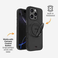 Thumbnail for EFM Alta Case with D3O Bio for iPhone 16 Pro - Black